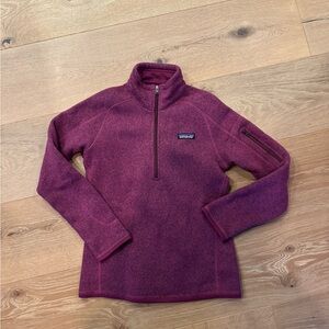 Patagonia Women's Maroon Fleece Pullover